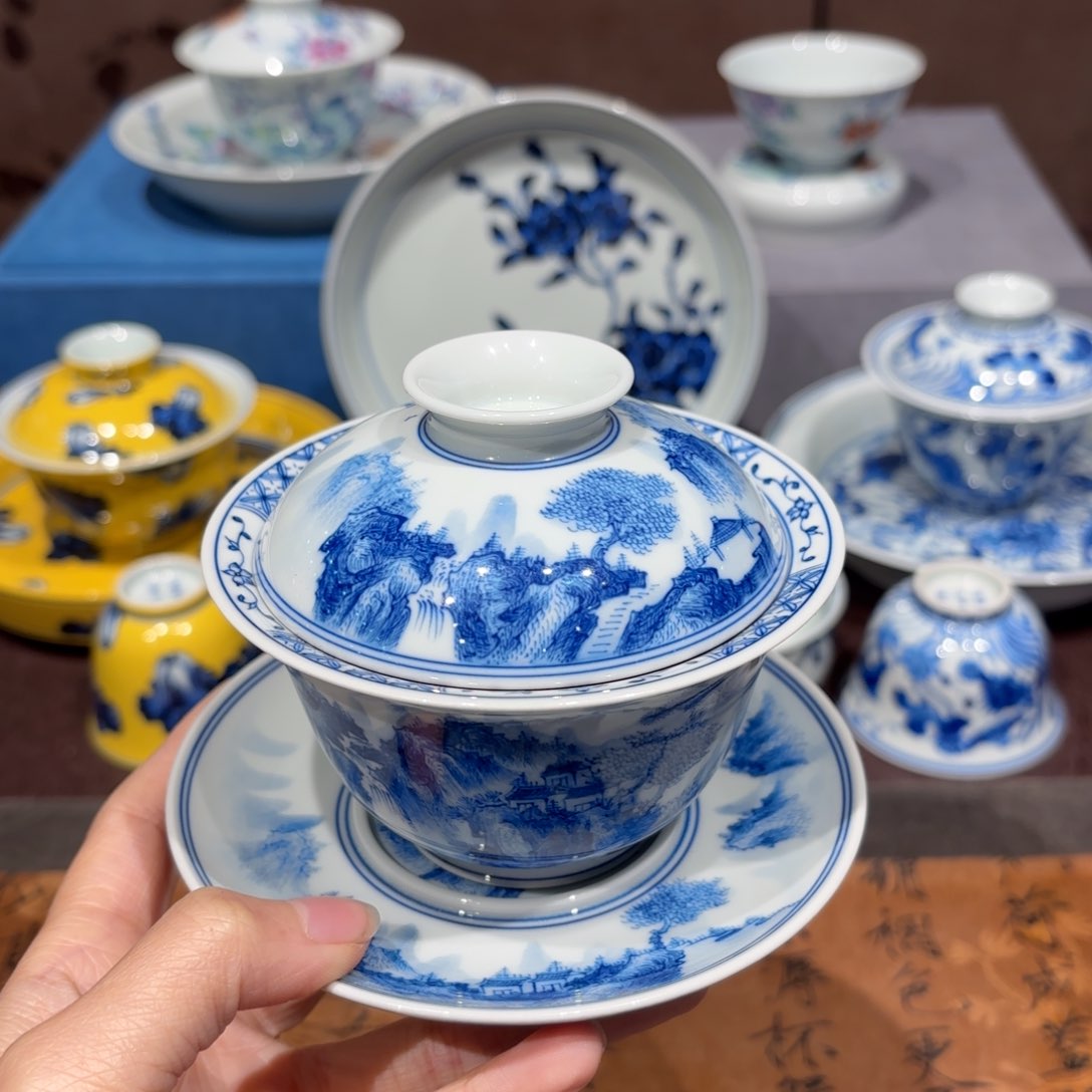 瓷片景德镇纯手工手绘