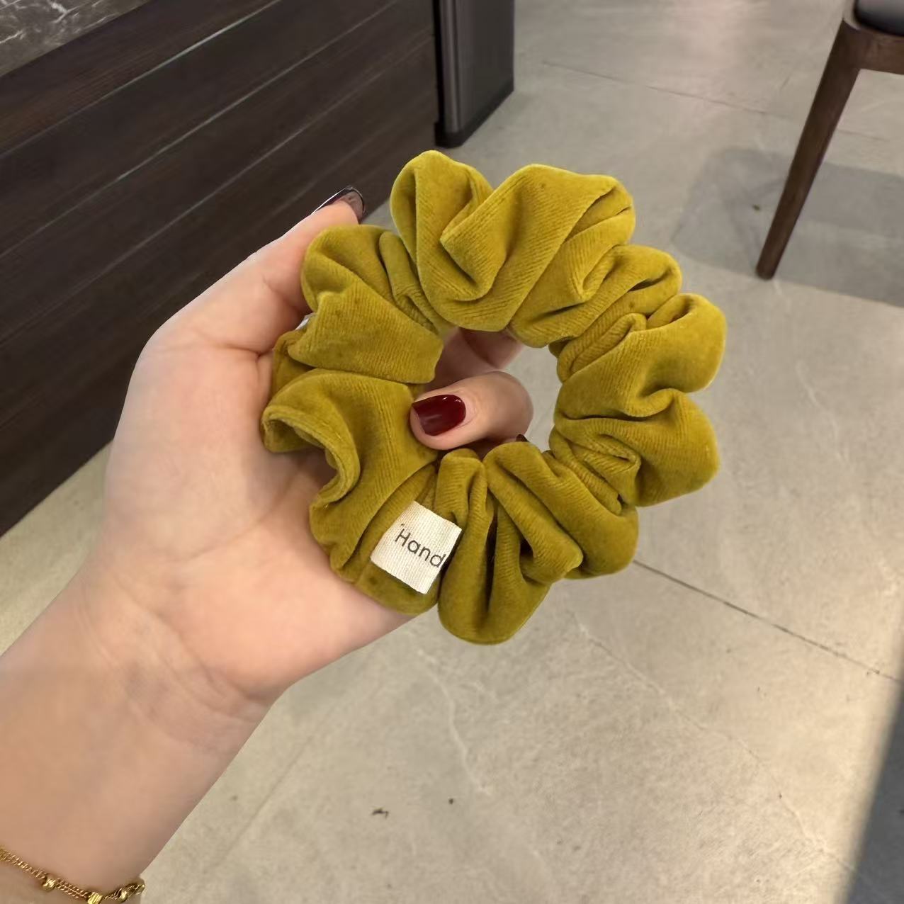 简约丝绒女发圈发绳发饰时尚韩版头绳