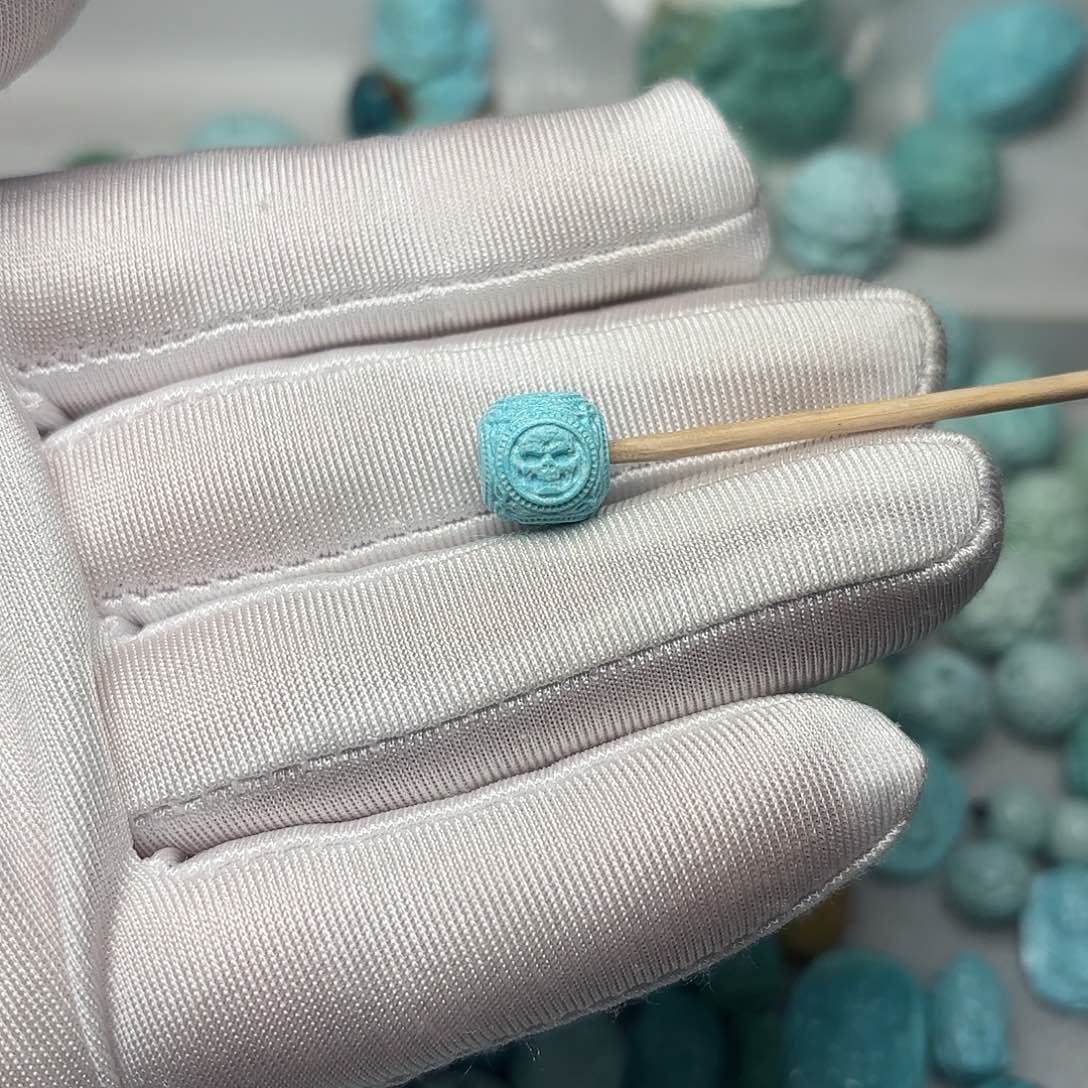 绿松石珠宝半成品未镶嵌