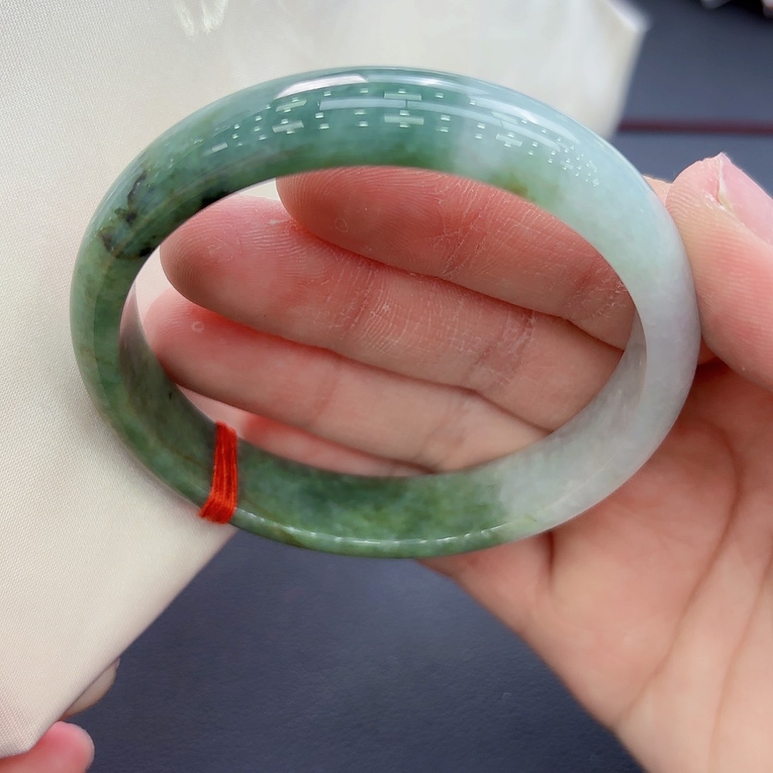 翡翠未镶嵌手镯手镯58