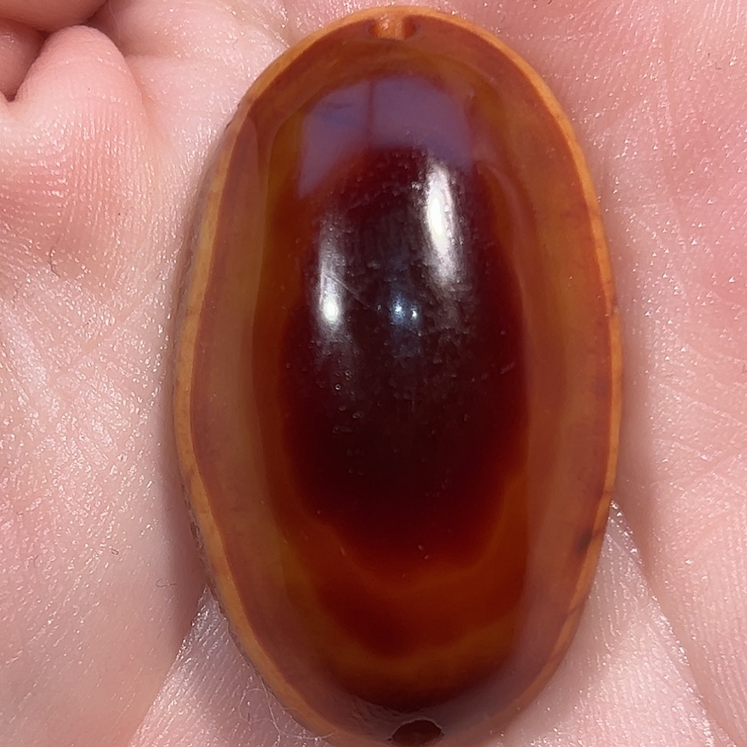 淡****玛瑙/玉髓未镶嵌单珠