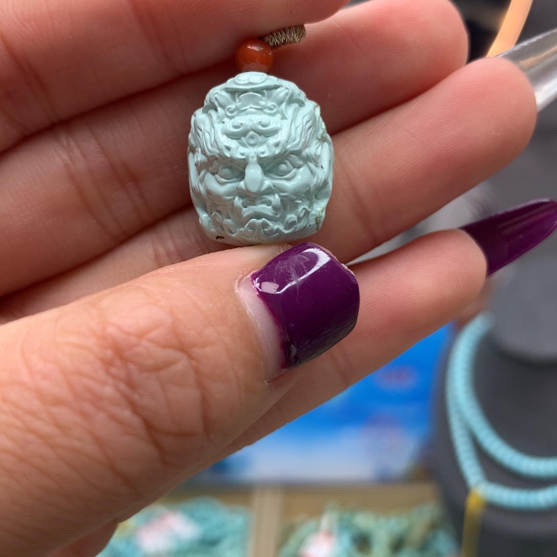 绿松石挂件未镶嵌