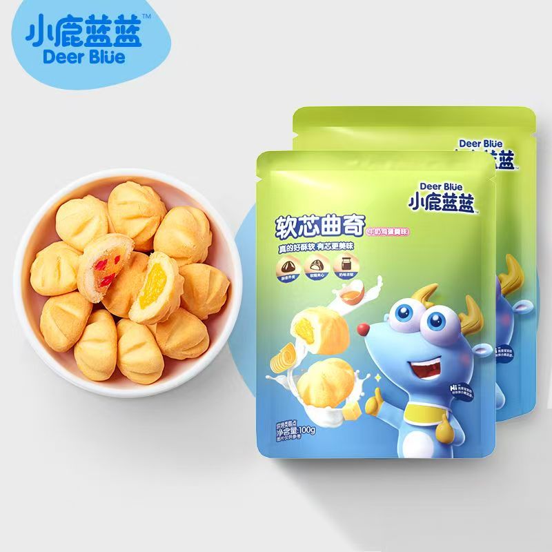 【到手1袋】小鹿 软芯曲奇 饼干