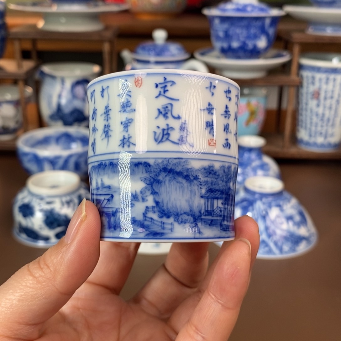 景德镇陶瓷手工手绘