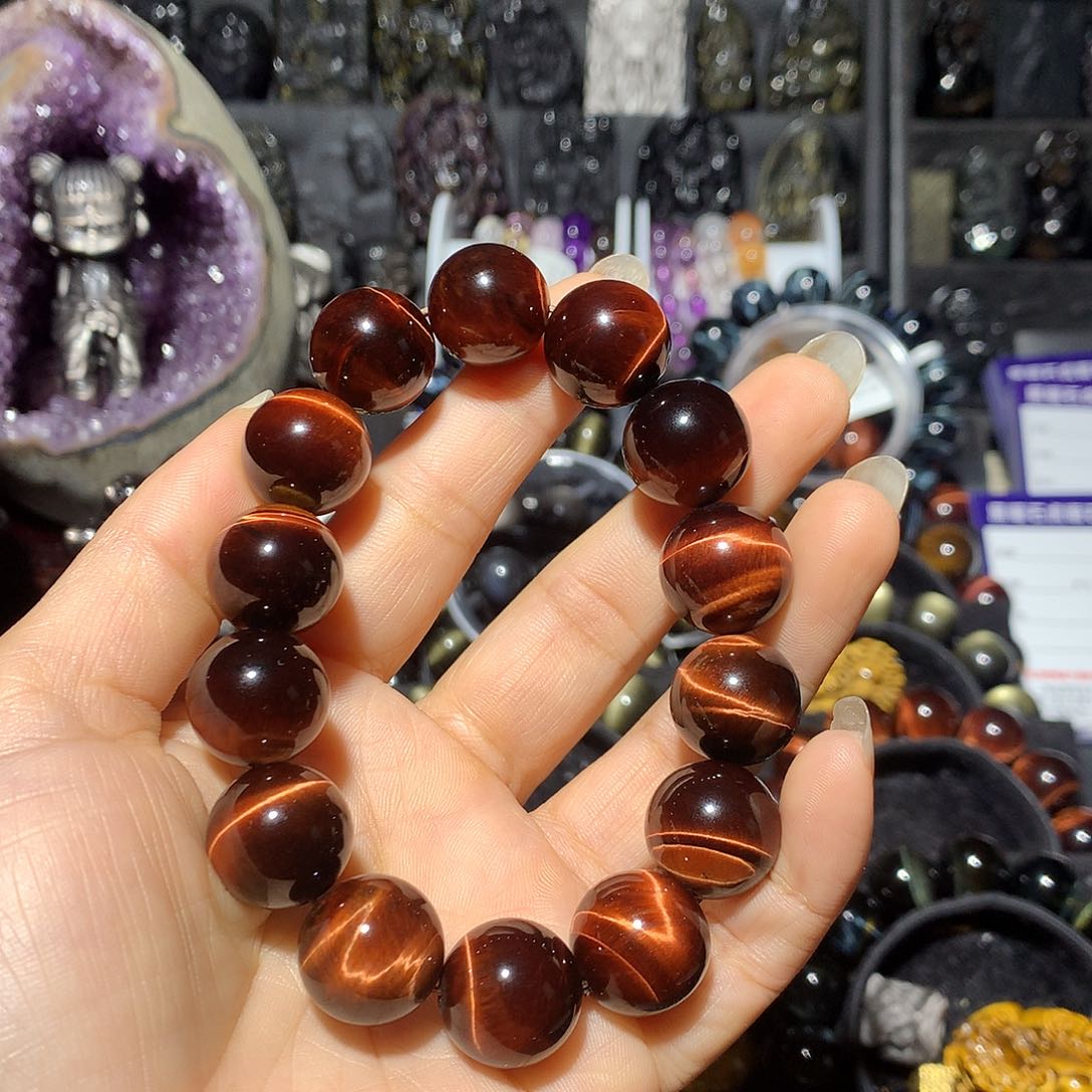 黑曜岩未镶嵌手链用****1