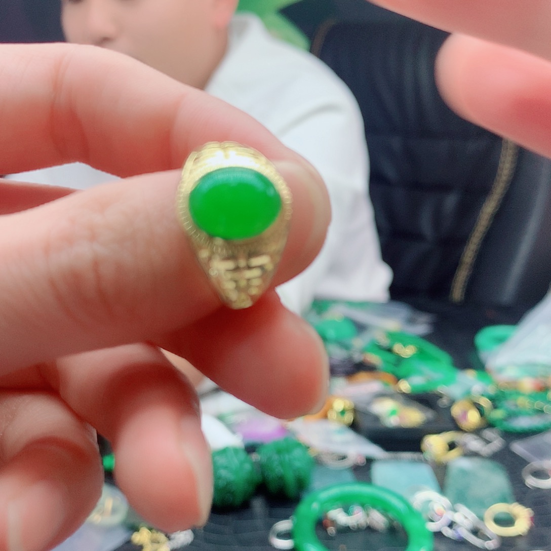 翡翠银S925镶嵌颈饰