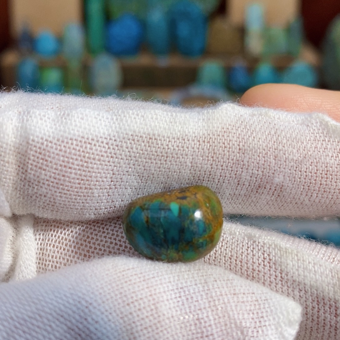 定制绿松石玉华三彩