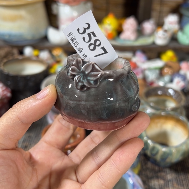 活动价满30包邮景德镇手工花盆