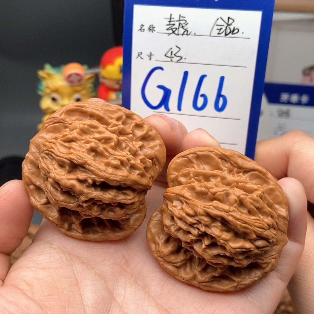 文玩核桃吊坠43麦穗虎头 全品