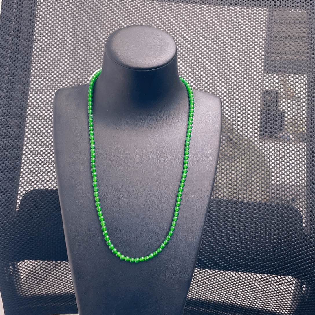 翡翠未镶嵌项链卡5