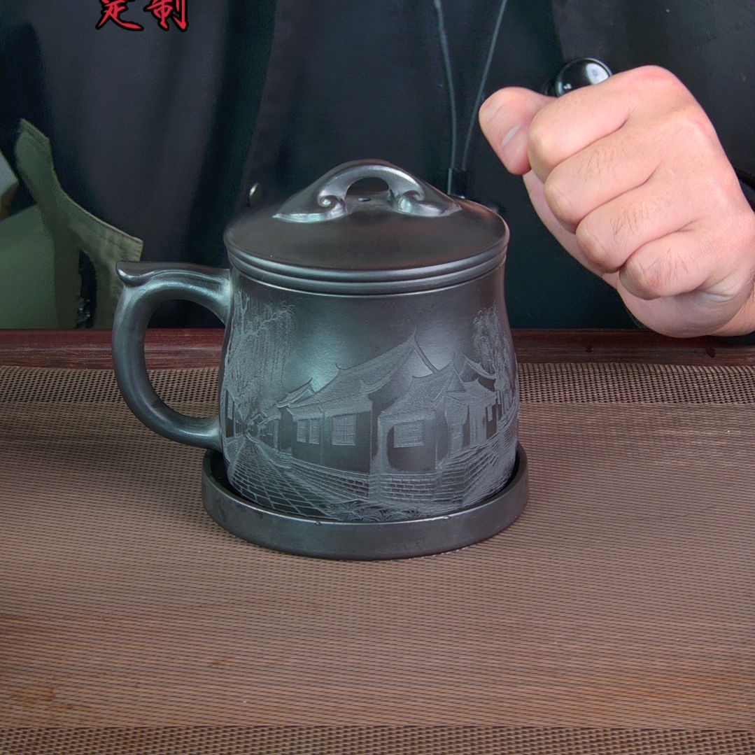 茶杯紫砂高档紫砂茶具套装