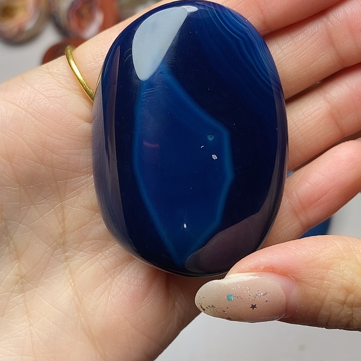 且***歌玛瑙/玉髓未镶嵌吊坠(不含链)