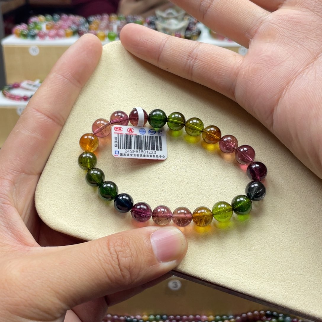 碧玺手串未镶嵌8.5mm.mmmmmmmmmm