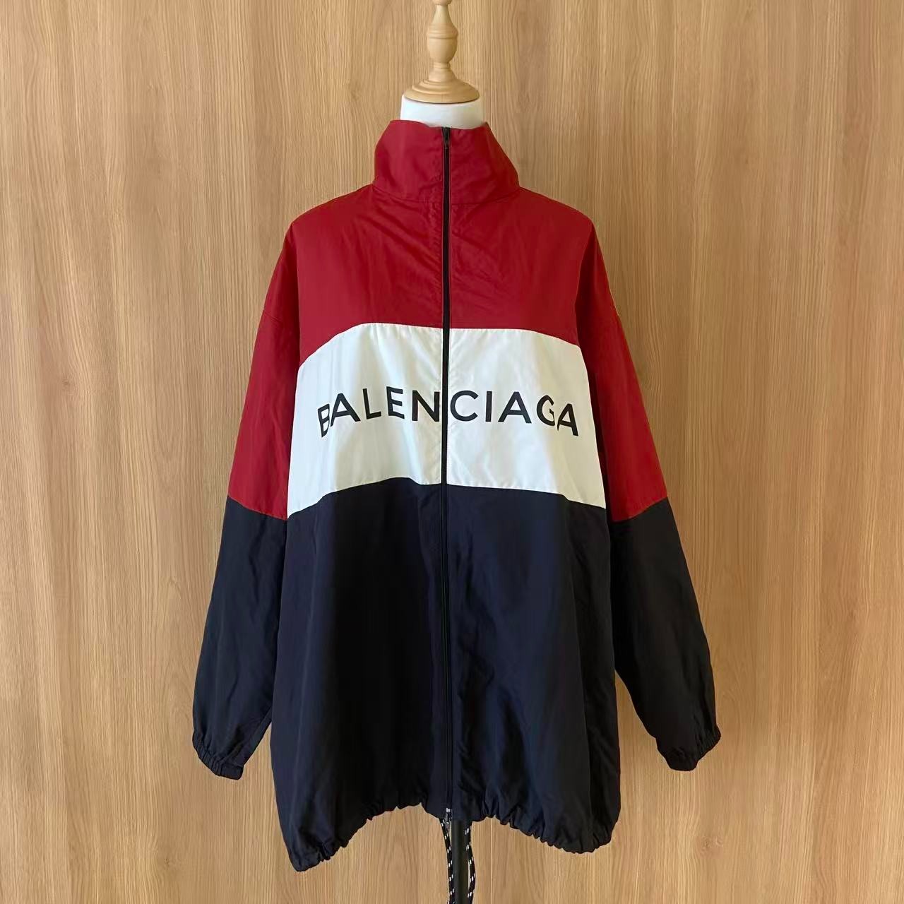 99新 Balenciaga/巴黎世家 susu壹臻/拼接撞色冲锋衣37码59247769
