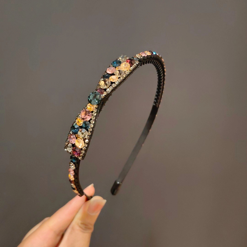 韩国施家水晶发箍发卡高档发夹网红气质款女士发箍韩版洗脸卡发器