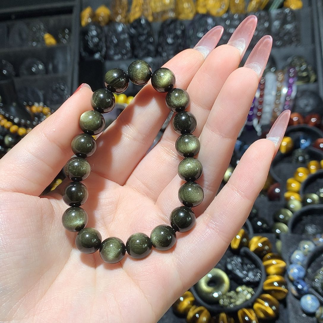 黑曜岩手链未镶嵌木*