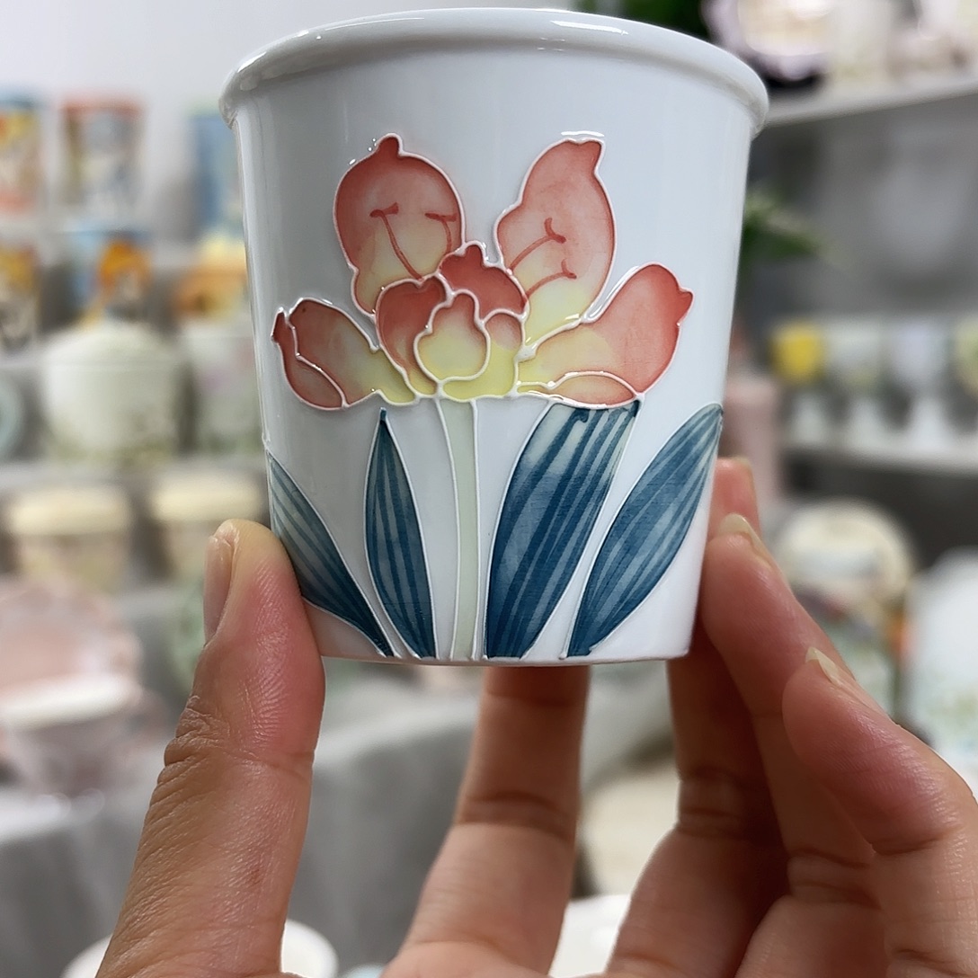 手绘高温釉下彩陶瓷