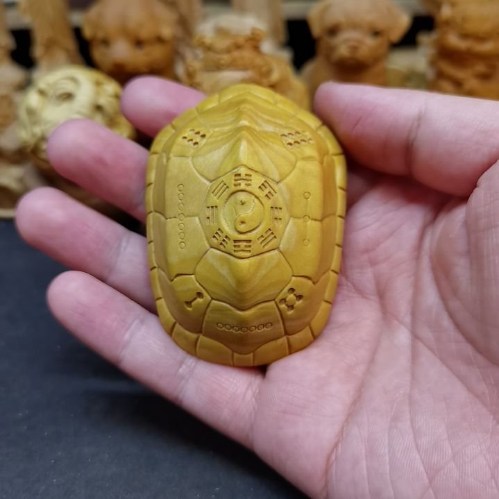 黄杨木小叶黄杨微瑕河图洛书龟壳一个