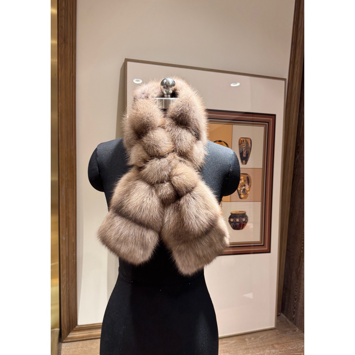 讴咪 意大利超浅薰衣草单面俄罗斯皮草单品  OM323