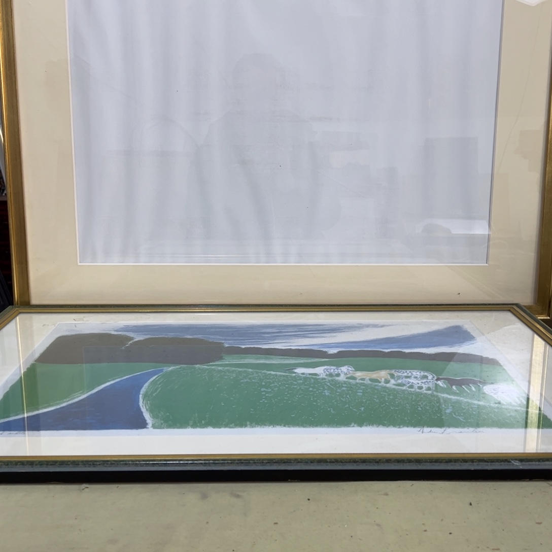 用***1绘画屏风框画茶空间设计
