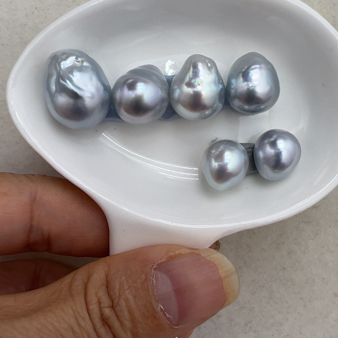 朴***菜未镶嵌裸珠海水珍珠