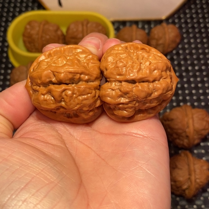 把件文玩核桃四深开八腿