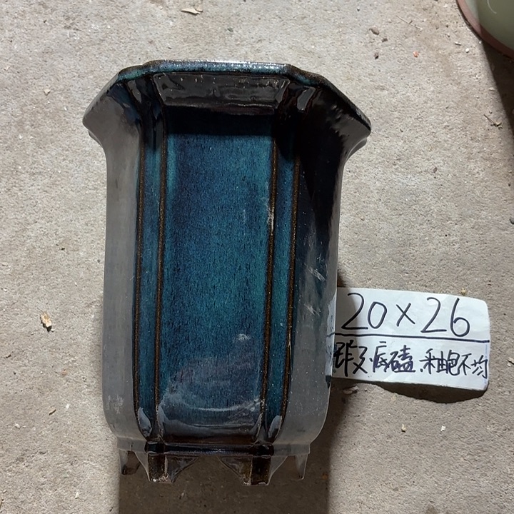 花盆紫砂宜兴紫砂花盆源头绿