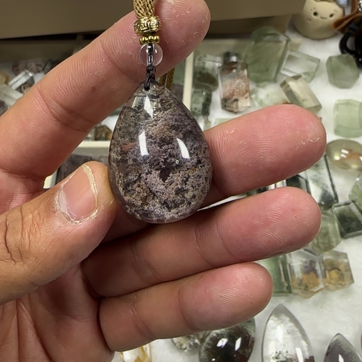 颈饰紫晶银S925镶嵌