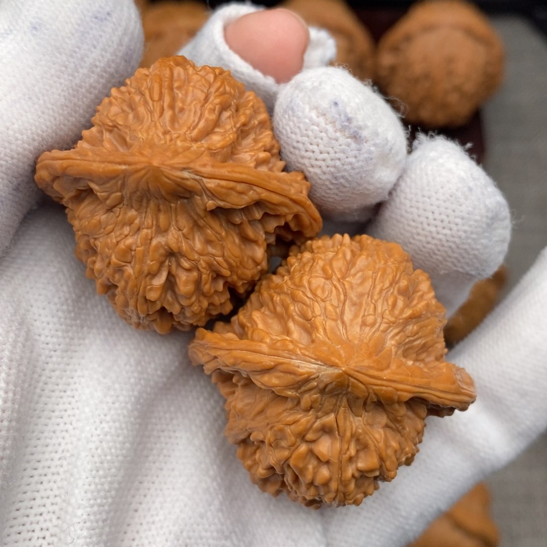 文玩核桃把件39满天星高桩