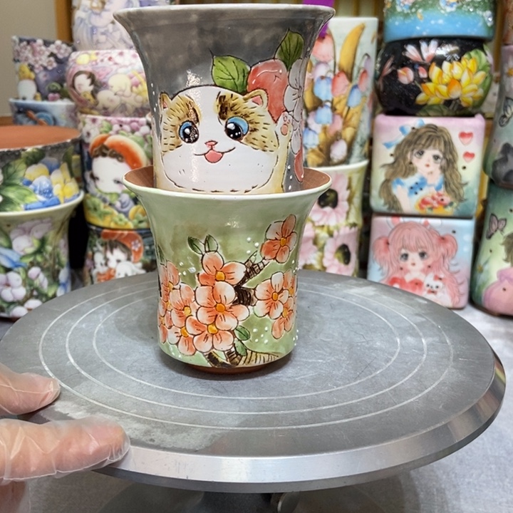 景德镇艺术手绘作品