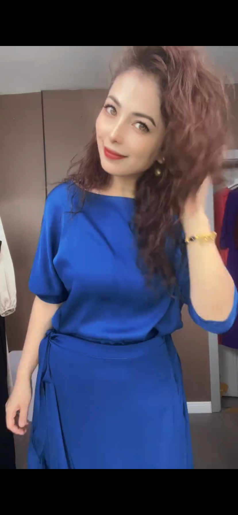 夏季丝滑舒适洋气一片式连衣裙