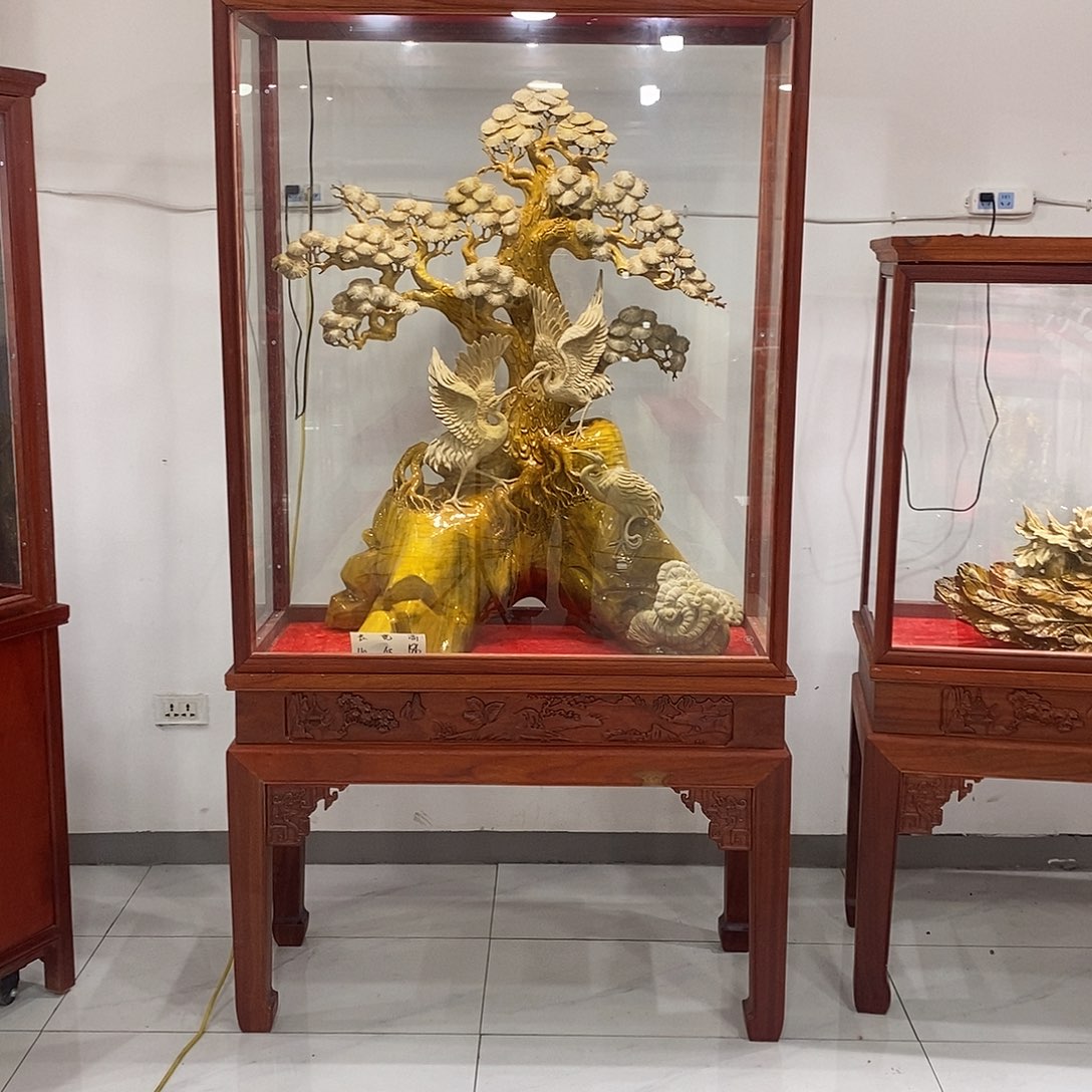 金丝楠旭**升金丝楠木摆件