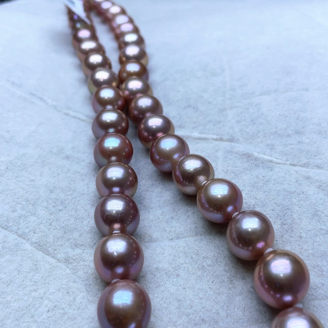 淡水珍珠颈饰银S925镶嵌