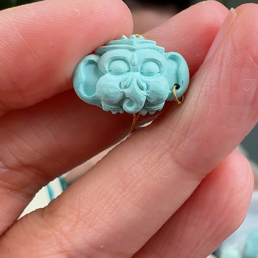 绿松石珠宝奇石未镶嵌