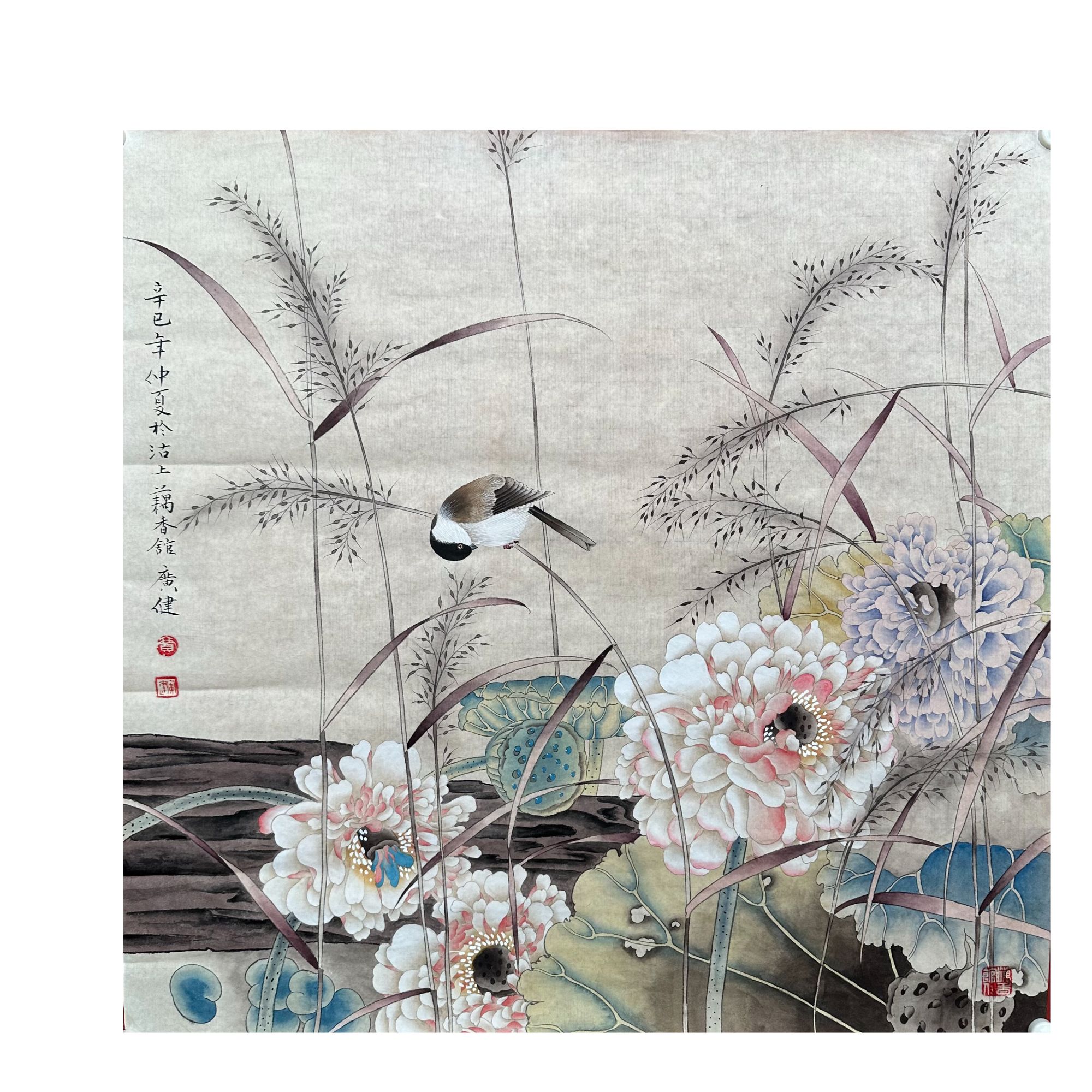 J-R-LYC-1126 花鸟 66cm×65cm 软片-A