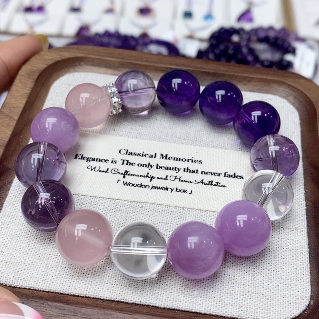 手串未镶嵌水晶多宝手串