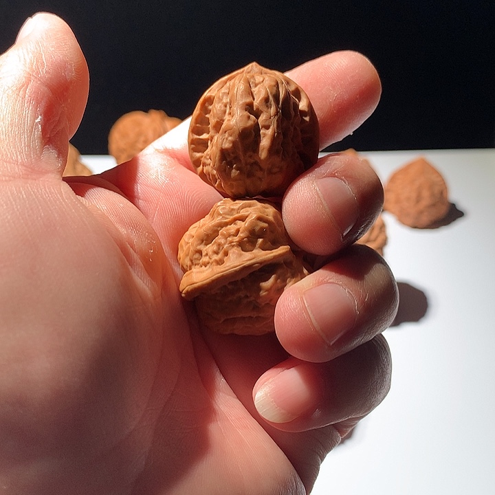 文玩核桃把件蛤蟆头30