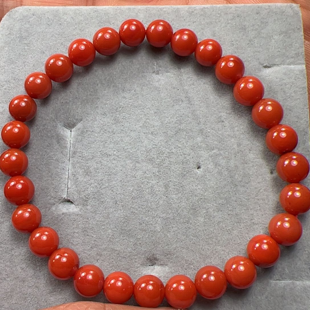 南红玛瑙手串未镶嵌