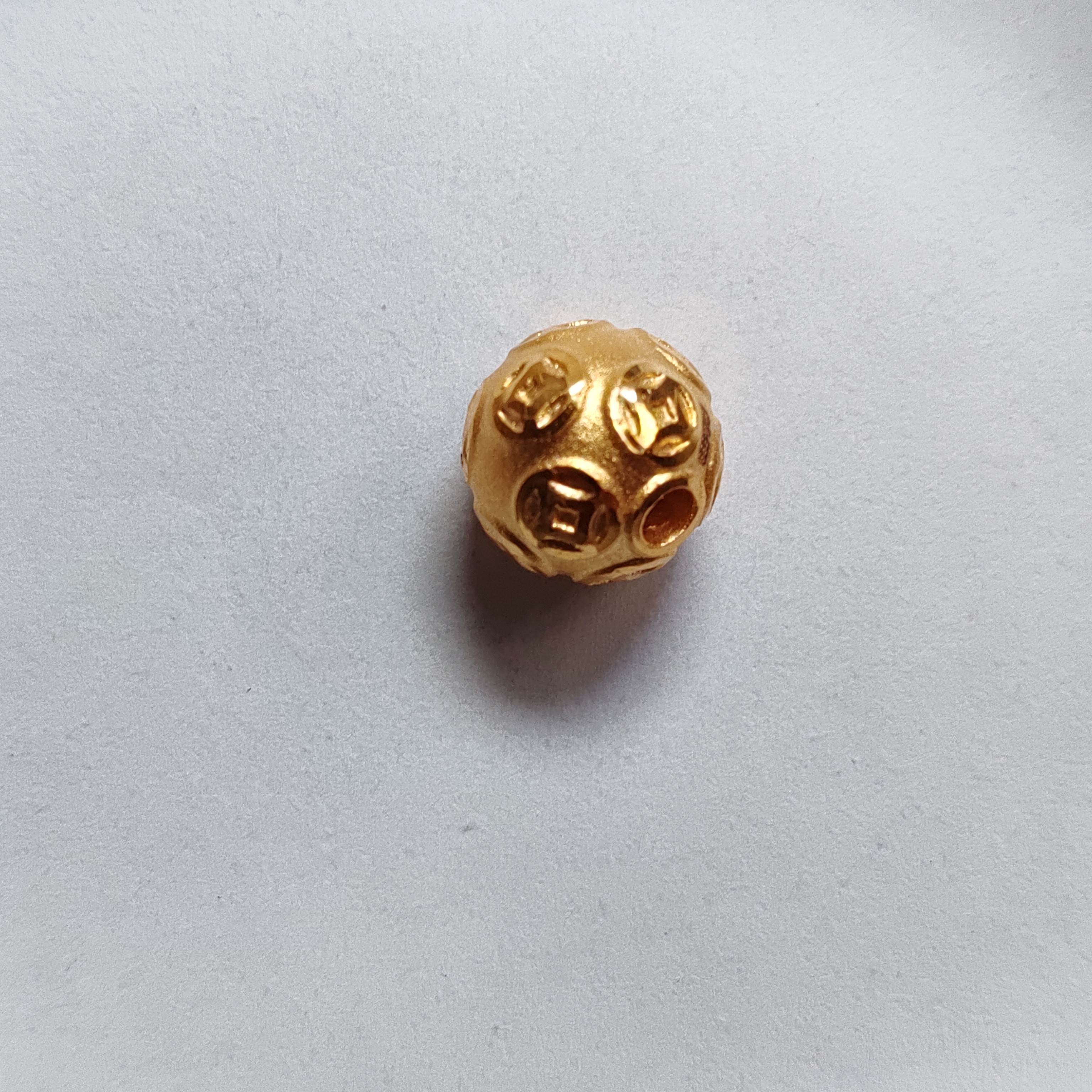 金元宝足金999貔貅珠子首饰