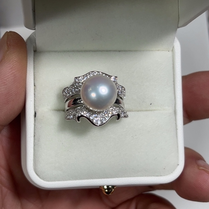 淡水珍珠颈饰银S925镶嵌宁*宁