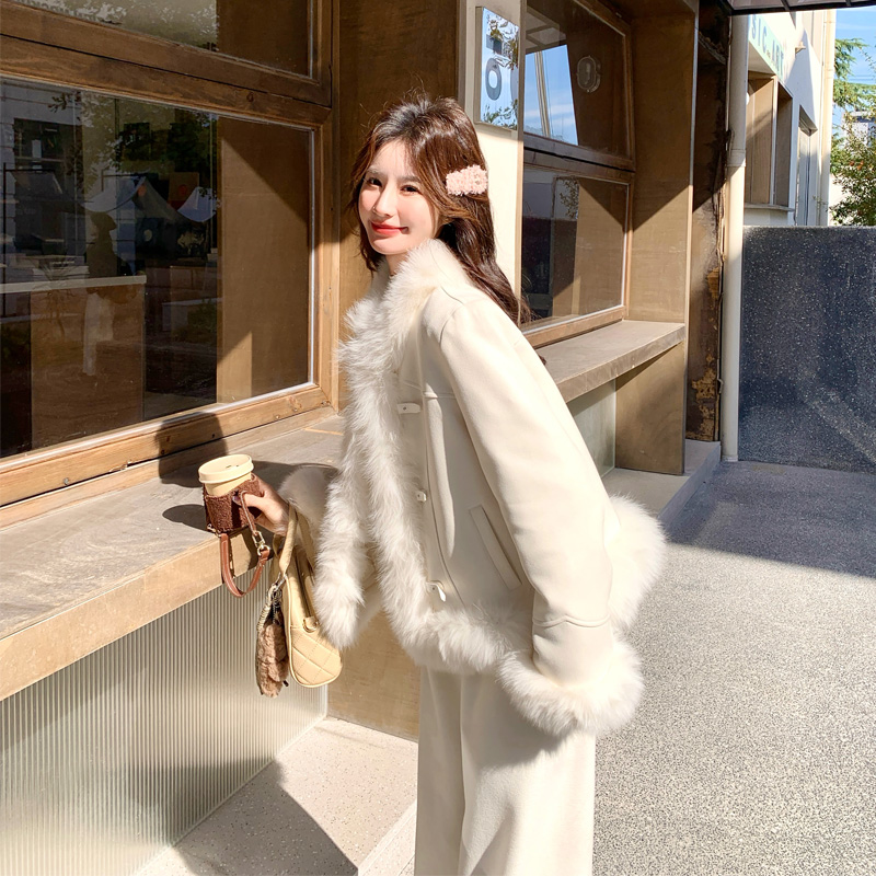 高级感千金风真狐狸毛领羽绒服2025冬季新款氛围感优雅气质厚外套