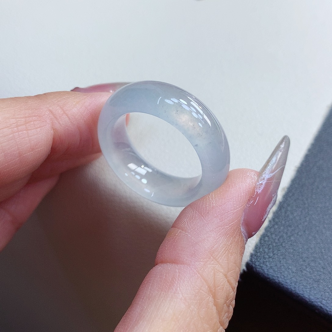 翡翠戒指未镶嵌24-25号