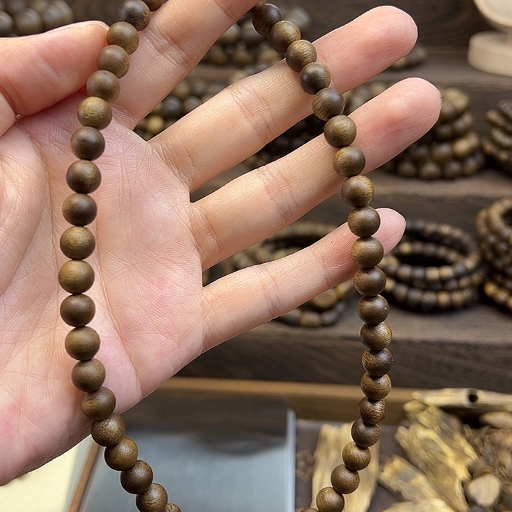 沉香碎屑沉香10圆珠双圈11