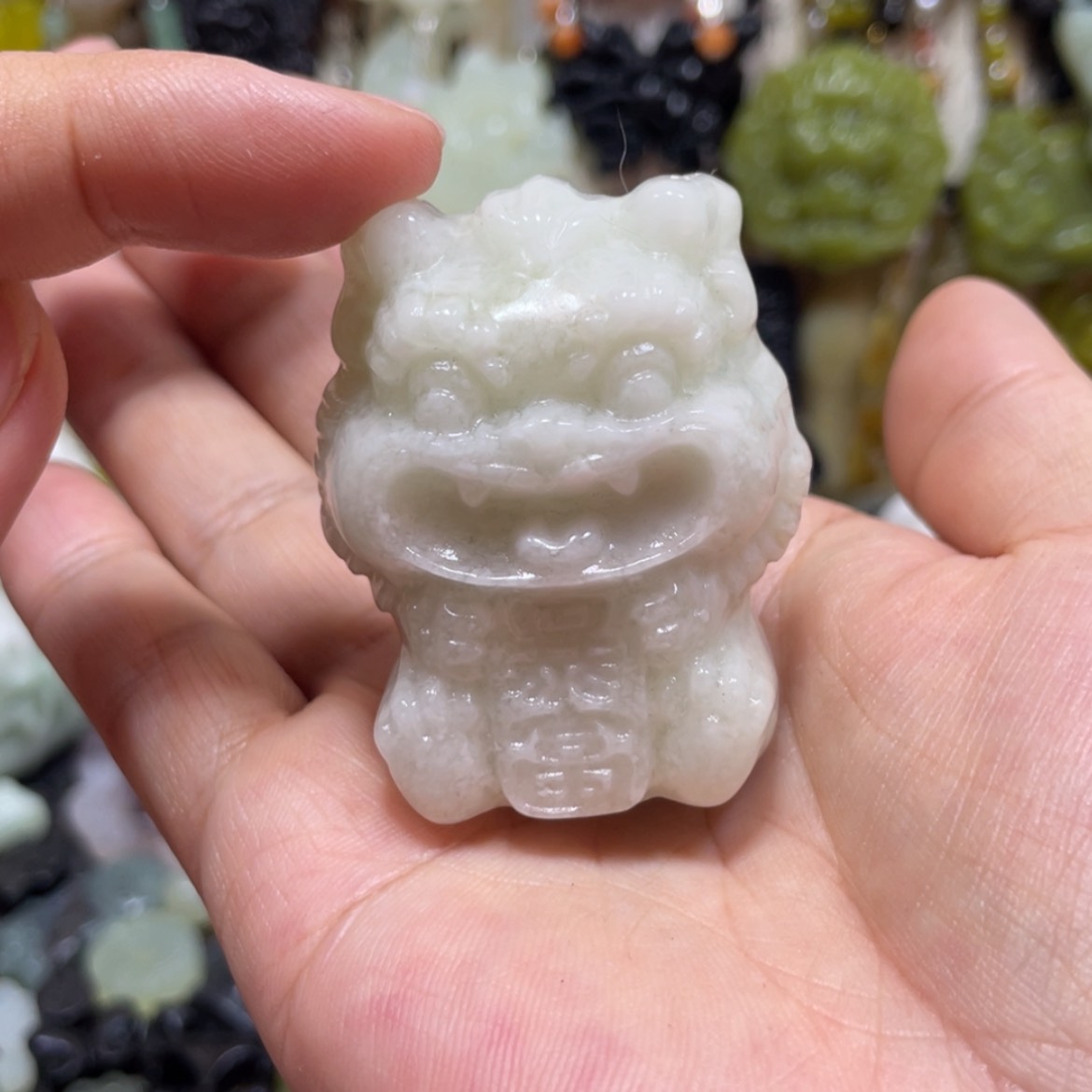 【闪购商品】岫玉颈饰未镶嵌53手把