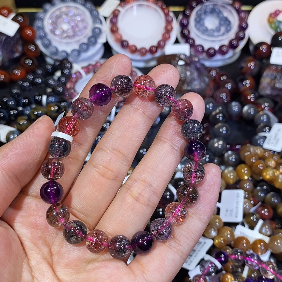 水晶手链未镶嵌幼*8.9mm左右