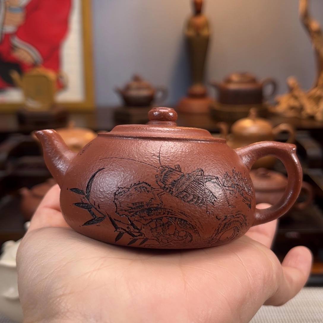 紫砂茶具半手工制作