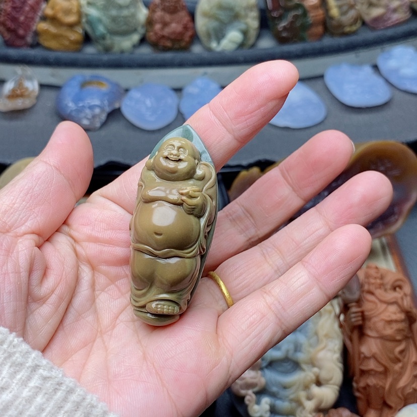 【闪购商品】定制石英质玉吊坠未镶嵌