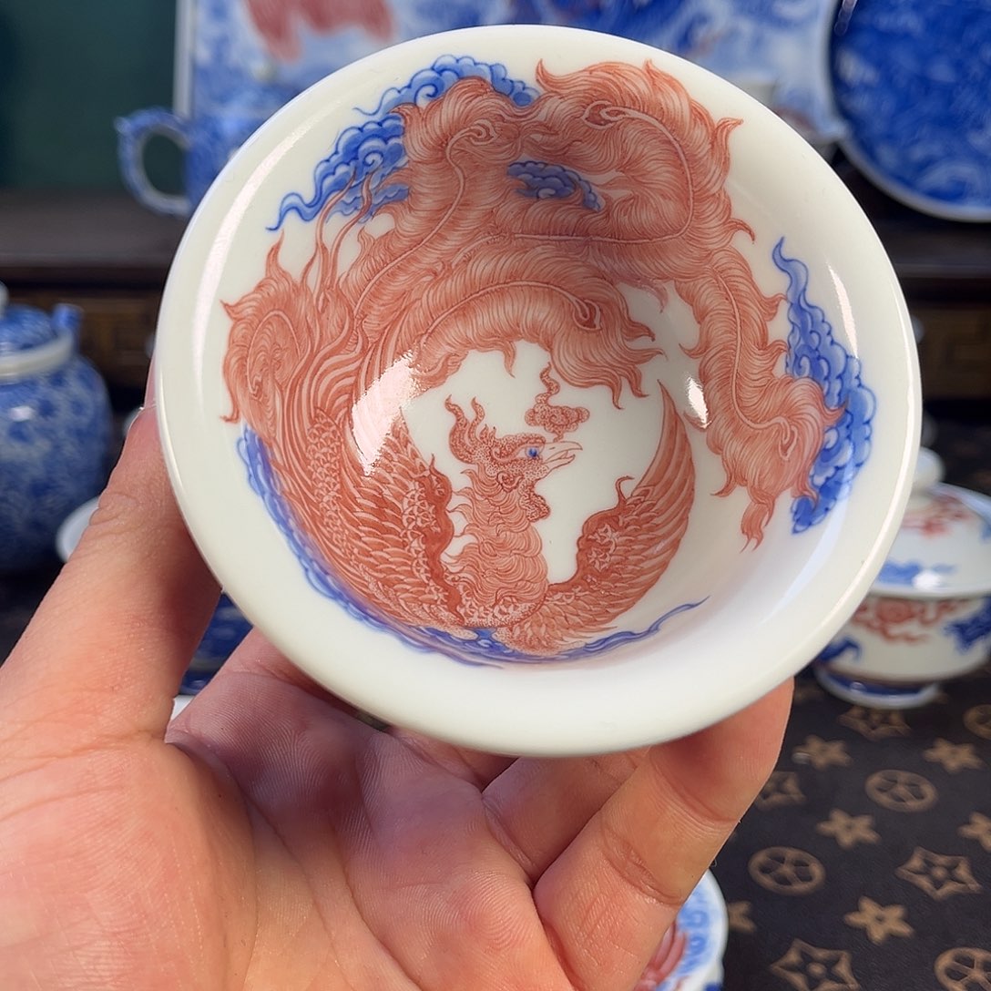 瓷片自成堂景德镇手工手绘