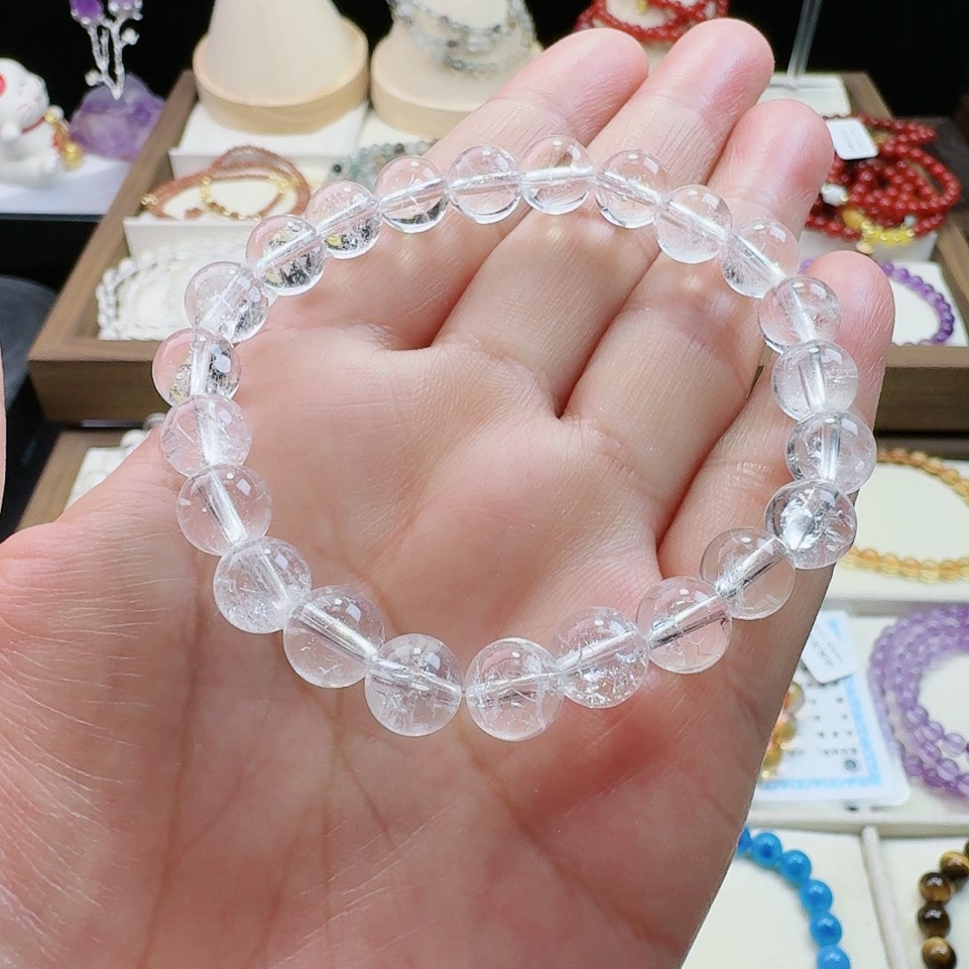水晶手链未镶嵌白阿赛