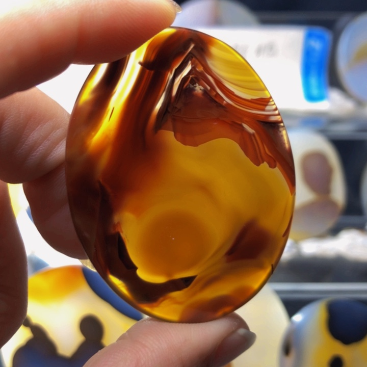 合金玛瑙/玉髓珠宝奇石雪*鹤100有瑕